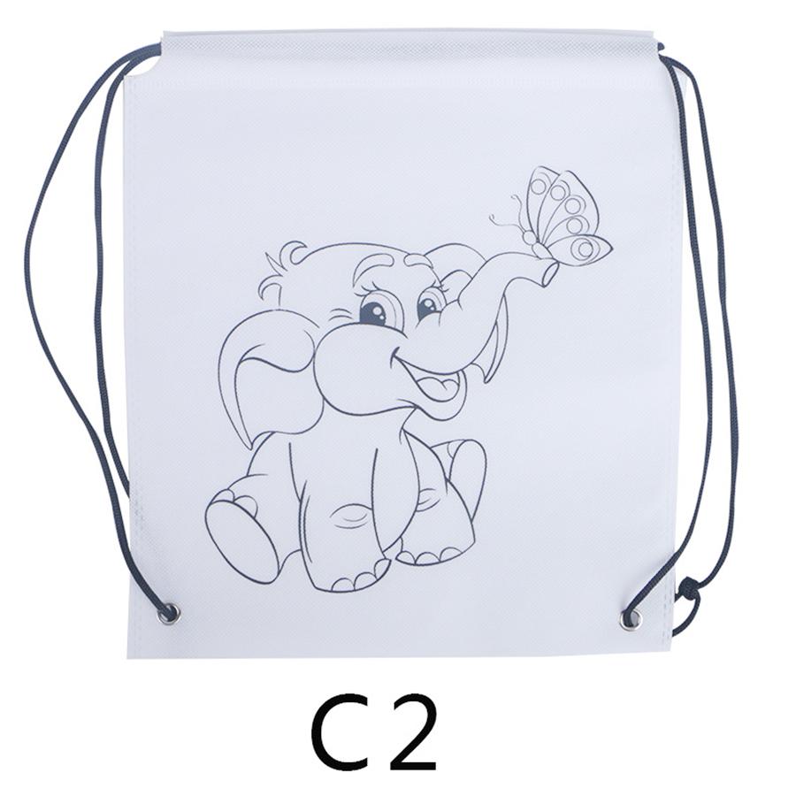 1pc 31.8x27.9cm Blank Drawstring Bags Bulk Reusable Art Craft Kits Birthday Party Small Gifts Classroom Activities & Goodie Bags