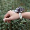 Rose Wrist Corsage Boutonniere Fine Workmanship Rhinestone Corsage Elegant Wedding Flower Accessories