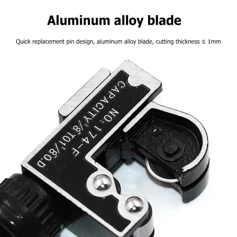 Mini Alloy Steel Pipe Tubing Cutter for 1 8 to 7 8 Inch OD Copper Brass Aluminum Cutting Tool