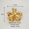 Personalized Metal Bump Hairpin, Metal Shape Flower Grab Clip Fashion Grab Clip