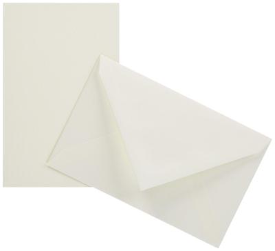 Cartão e envelope Verger de France gl25600 G.Lalo conjunto de 10 peças, 9x14cm, branco,