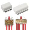 Brass T Shaped Splitter Quick Connector 80A 1000V for Electrical Power Management Terminal Block for Multiple Devices