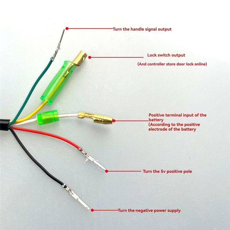 NEW HOT In Stock-For Electric Scooter Bike Parts- 48V Throttle Handlebar Grip Power Speed Rotary With Key With LCD Battery Displ