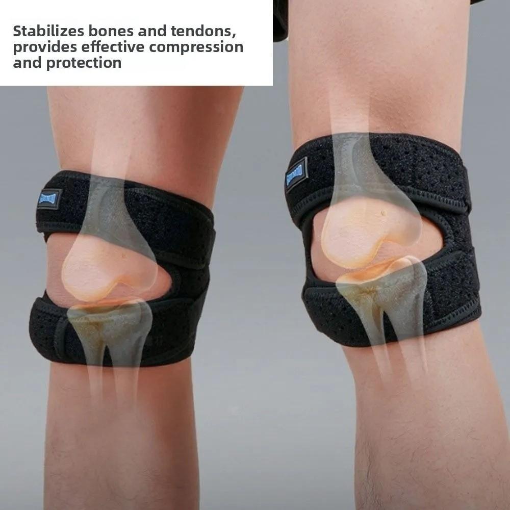 1Pair Fixed Protection Sports  Knee Braces Highly Elastic Patella Protect Band  Joint Stability