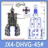 Robotic Arm with Four-Jaw Detection Gripper, Strong Mini Pneumatic Clamp Mini-DHVG Series