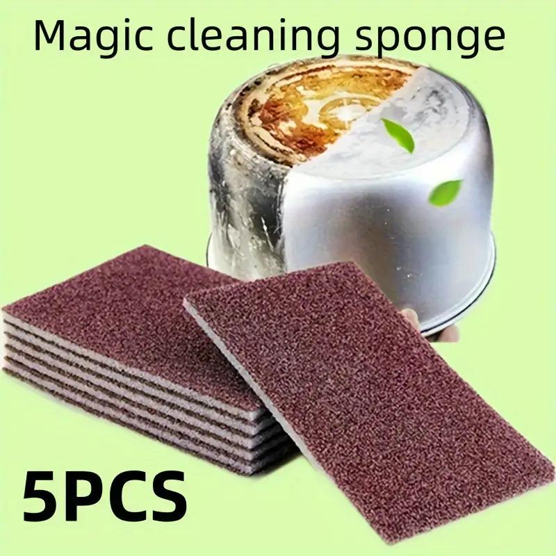 5/10pcs pcs Diamond Sand Magic Sponge Pads | Mixed Color Sponge Blocks and Pads for Cookware Cleaning, Rust Removal