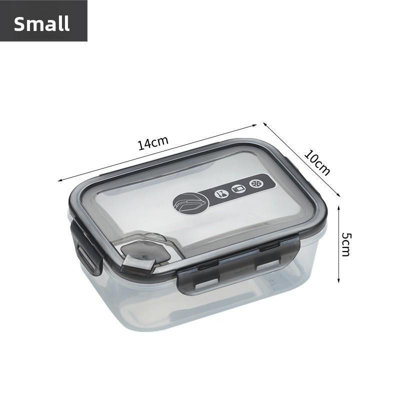 

Large-capacity Refrigerator for Food Storage with Airtight Containers 400mL rectangular crisper серый