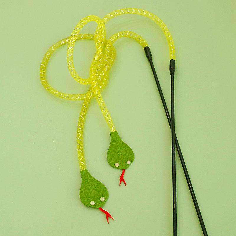 

Удлиненная палка-игрушка для питомца, сетчатая трубка, эластичная игрушка для питомца One Size зелёный