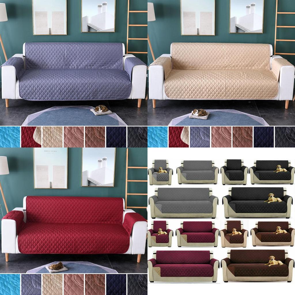 Luxuriöse Wende-Stepp-Sofahülle MöbelSchutz mit weicher Mikrofaser