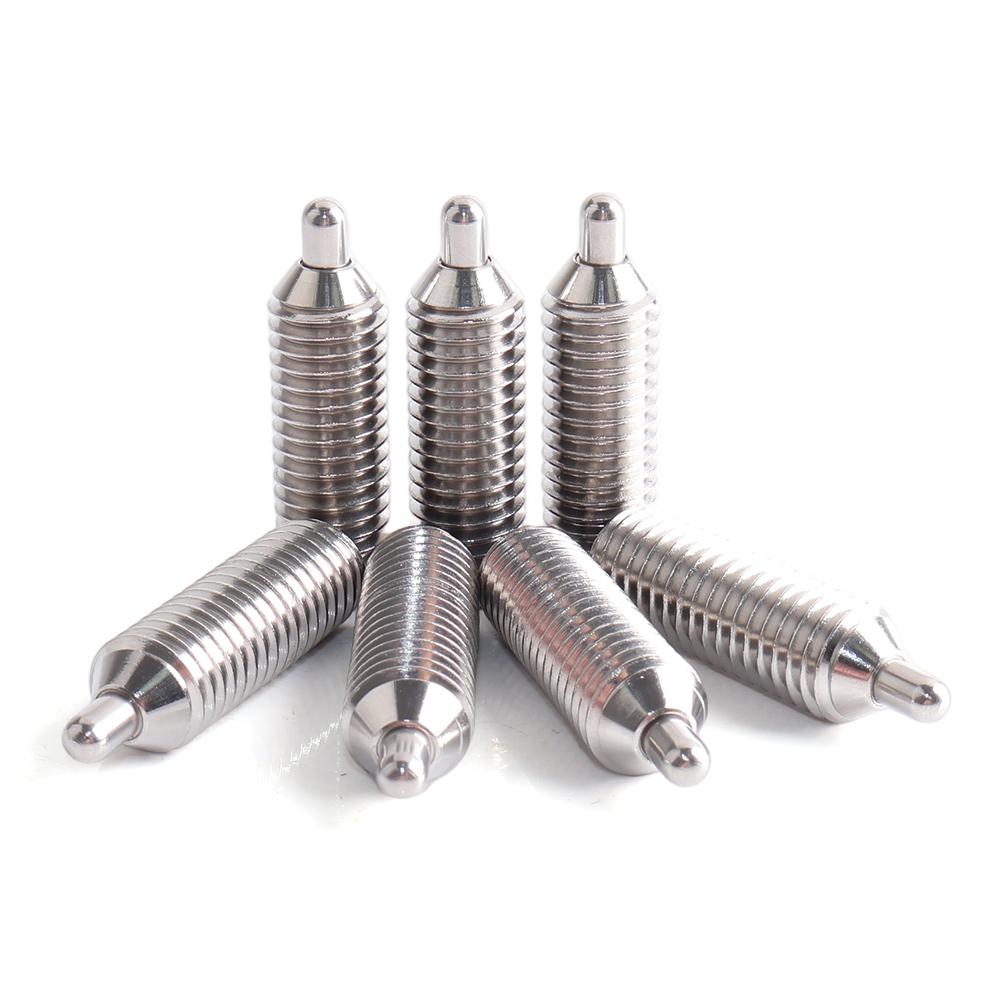 M4 M5 M6 M8 M10 M12 Spring Plungers with Round-ended Pin and 304 Stainless Hex Socket Screw Spring Pin