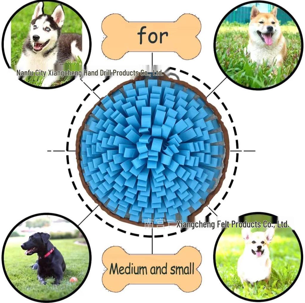 Cross-Border Felt Snuffle Mat: Slow Feed Puzzle for Dogs