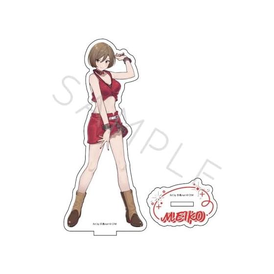 Hatsune Miku & Piapro Characters [MEIKO] Acrylic Stand with Base, Full Color Print, Approx. 150x120mm, Transparent Acrylic