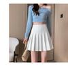 Plus Size Japanese High-Waisted Slimming Pleated Mini Skirt