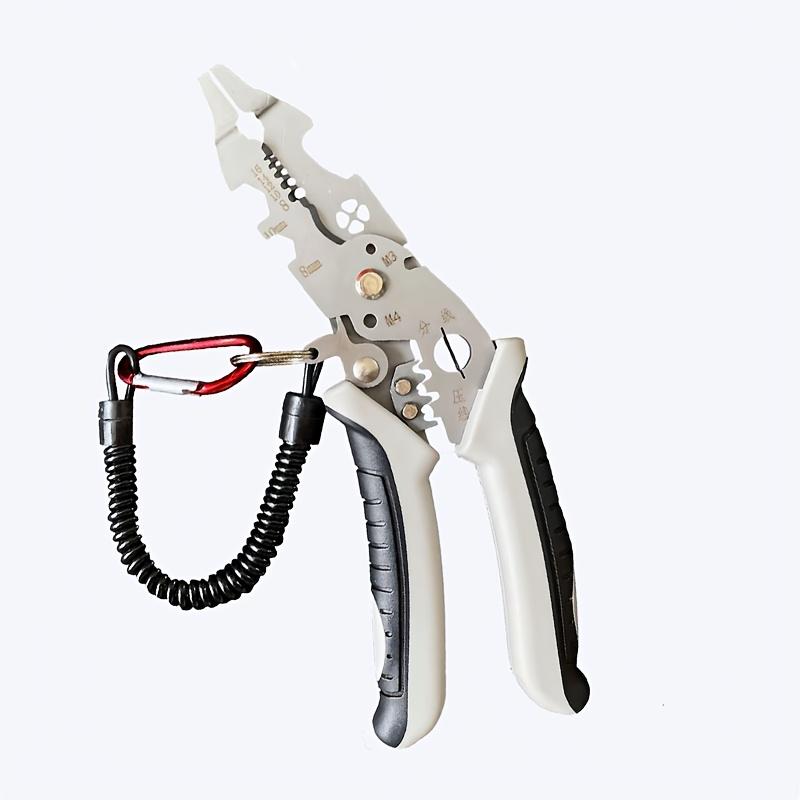 

Многофункциональные клещи для зачистки проводов Клещи для электрика Нержавеющая сталь Разъемные клещи для обмотки проводов Обжимной зажим для ремонта электрика