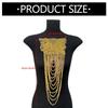 1 Pair Sequined Beaded Uniform Epaulets Party Costume Epaulettes Glittering Shoulder Wrap Epaulet for Stage Performances