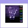 New Pokemon Go 3d Sylveon Night Light With Stunning 7 Color Change Led Desk Lamp