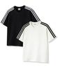 Neseupaseutyudio Nouvelle Track V-Neck Short Sleeve T-Shirt 4 Colors [Nssv_1501]