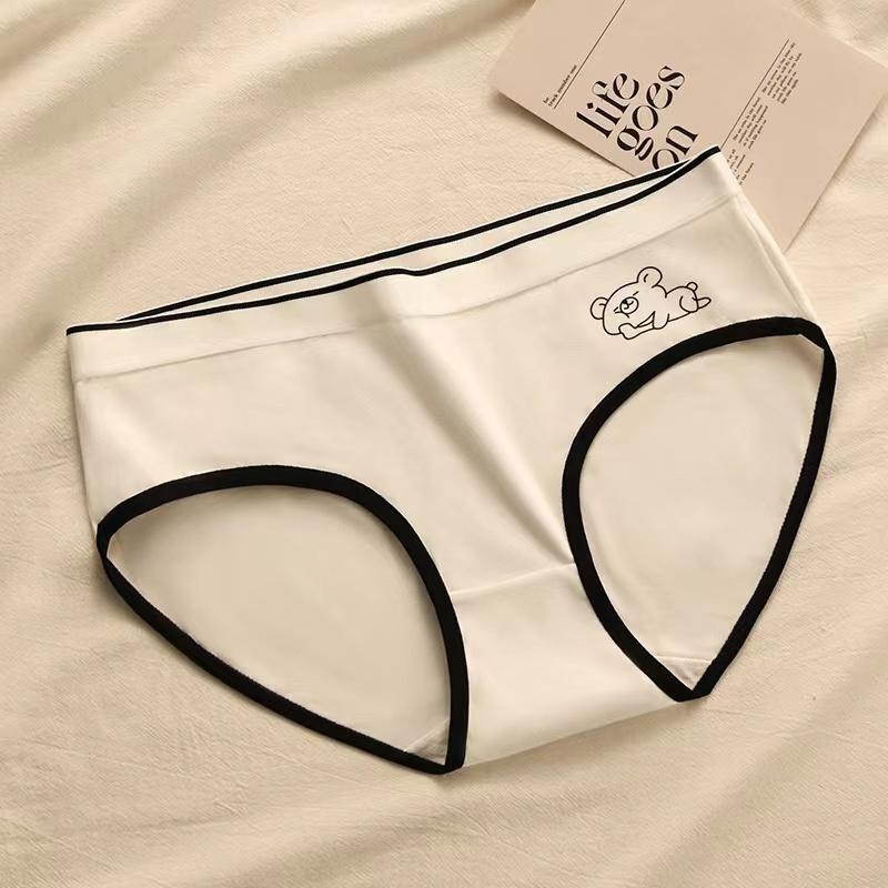 Soft Briefs Comfortable Sexy Mid-rise Lingerie for Ladies Sports Panty Women Underwears Intimate Underwear Women's Panties