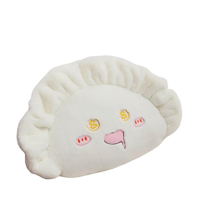Simulated Dumpling Pillow Plush Toys Creative Dumpling Expression Dolls Cushions On Sofa Bed Pillow Photo Props