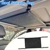 Car Roof Ceiling Cargo Storage Net Breathable Mesh Bag Auto Accessories Organizer Large Journey Space Saving