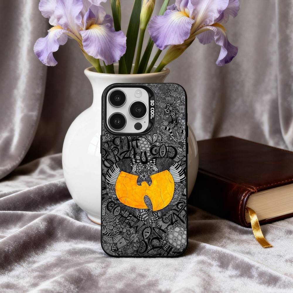 Wu-Tang Wu T-Tang C-Clan Ultra Phone Case For iPhone17,16,15,14,13,12,11 Plus,Pro Max Black Candy Silver Phone Case