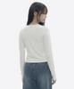 GRAVER [Unisex] New Cross U-Neck Long Sleeve_2 Colors