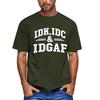 Men's Graphic Print Casual Neck Short Sleeve T-Shirt, Color