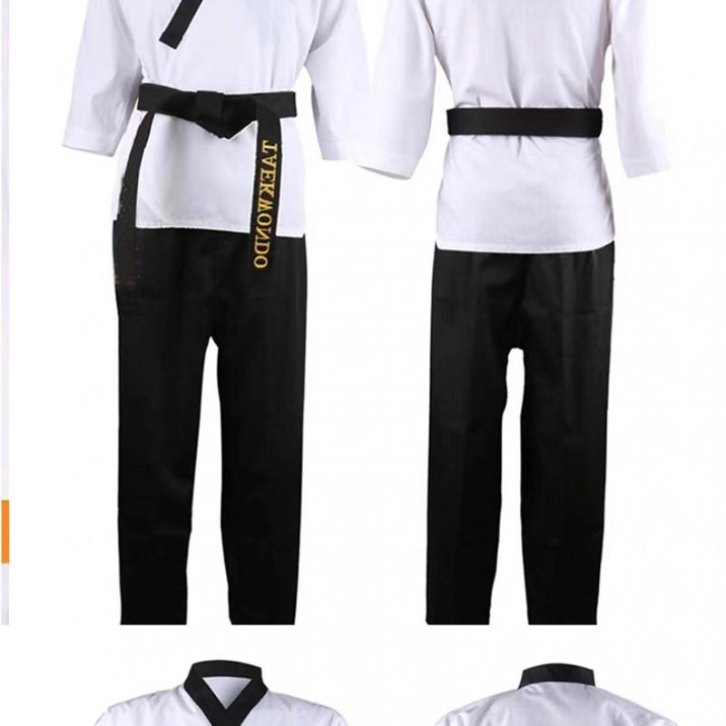 Kinder Taekwondo Poomsae Uniform Kurzarm Performance Set Kinder Training Wettkampf