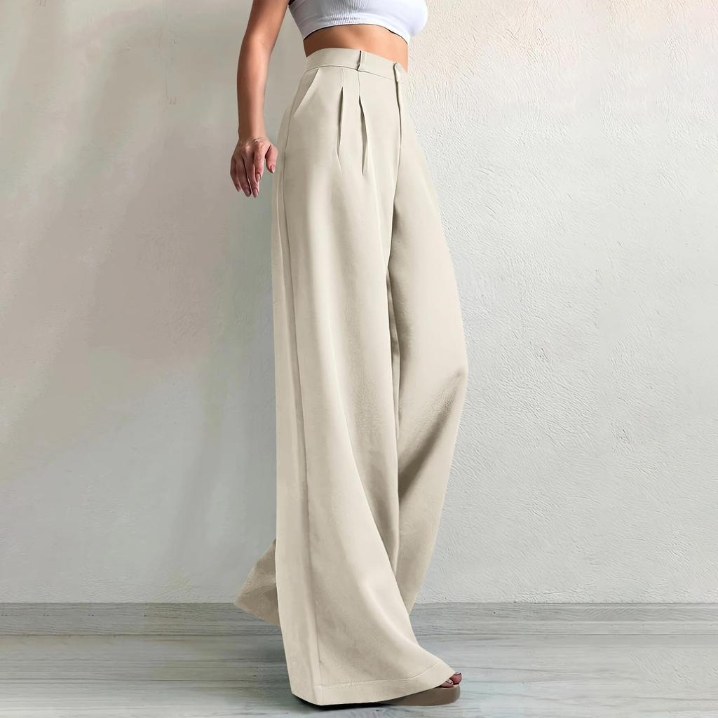 Work Pants Women Business Casual High Waisted Wide Leg Trousers Dressy Work Outfits