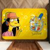 Cartoon T-The S-Simpsons Floor Mat Soft Flannel Floor Mat  Suitable for Entryways, Living Rooms, Bedrooms, and Bathrooms