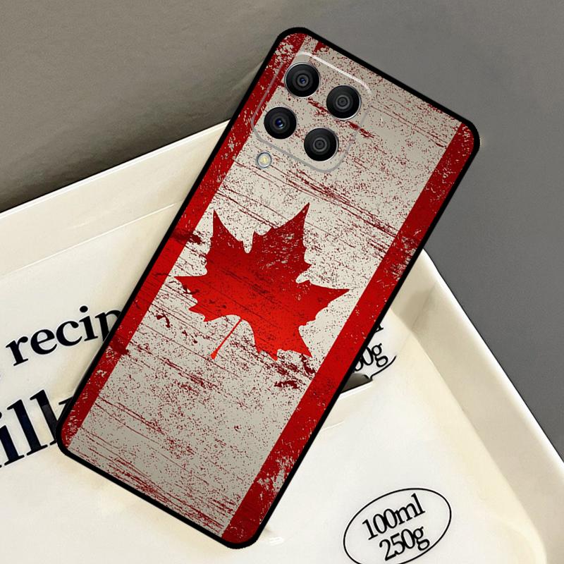 Canada Canadian Flag Case For Samsung Galaxy M33 M53 M13 M15 M35 M55 M32 M16 M36 M56 M54 M20 M52 M34 M14 M11 M31