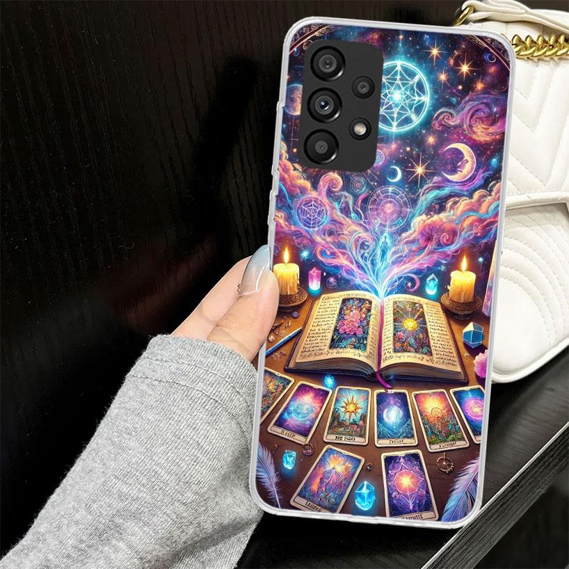Hexen Tarot Kartenhülle für Samsung Galaxy A52 A42 A32 A22 A12 A51 A50 A02S Handyhülle A41 A31 A21S A40 A30S A20E A10S A71