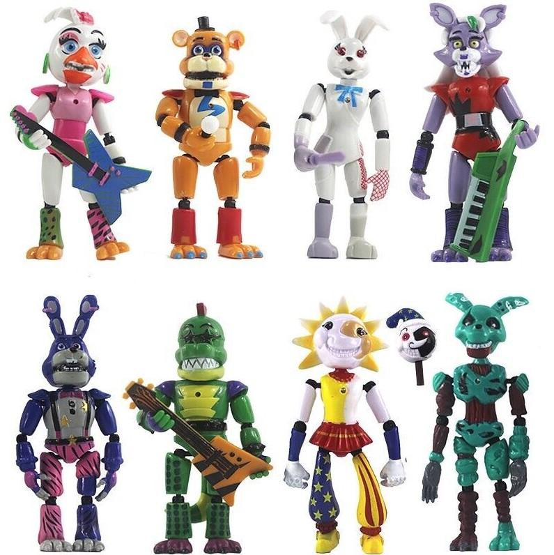 Figures Five Nights At Freddy's FNAF Animatronics Set of Toys 8 Cm 13-15cm