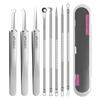 Ultra-fine Cell Pimples Blackhead Clip Tweezers Beauty Salon Remover Acne Needle Blackhead Deep Cleaner Clip Face Skin Care