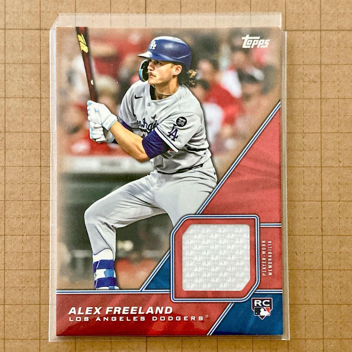 Used [Limited to 50 pieces/Relic] Alex Freeland RC 2026 Topps MLB Dodgers Serial Shohei Otani Colleague