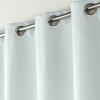 Rideau occultant grande hauteur 135 x 280 cm – uni gris pâle – à œillets