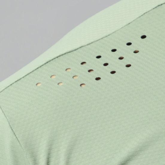 Men Running Shirt Quarter Zipper Athletic Shirt Quick Drying Long Sleeve Pullover Shirt