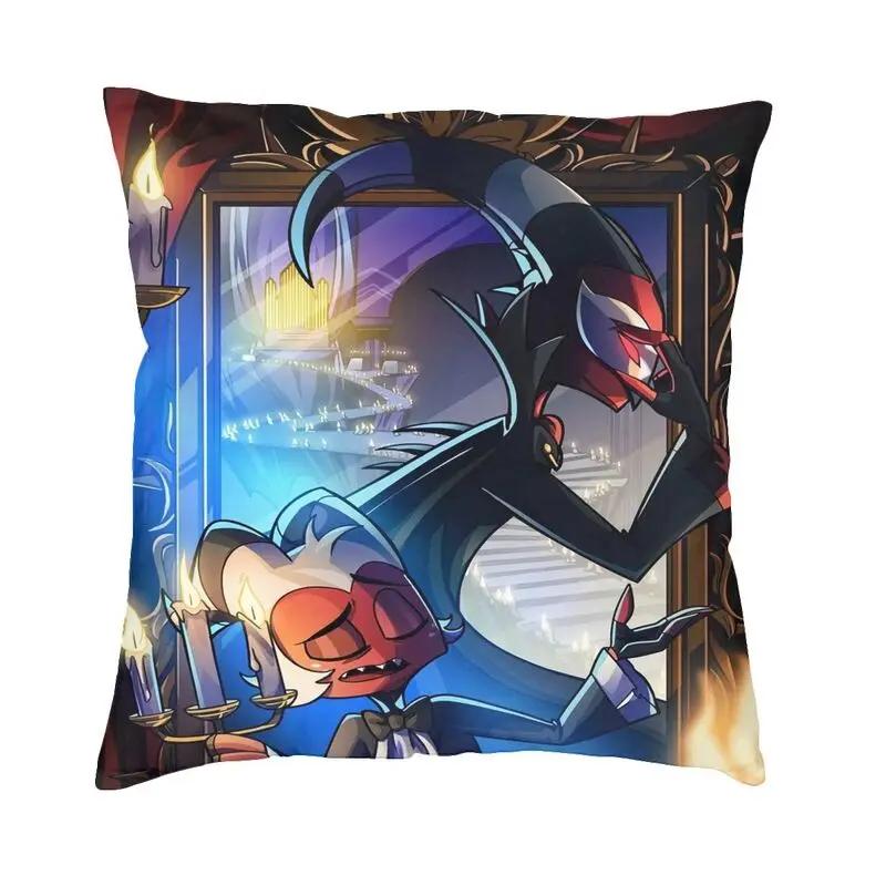 Anime Animated Movies Helluva Loona Cushion Cover Double-sided Print Throw Pillow Case for Sofa Pillowcase Home Decorative