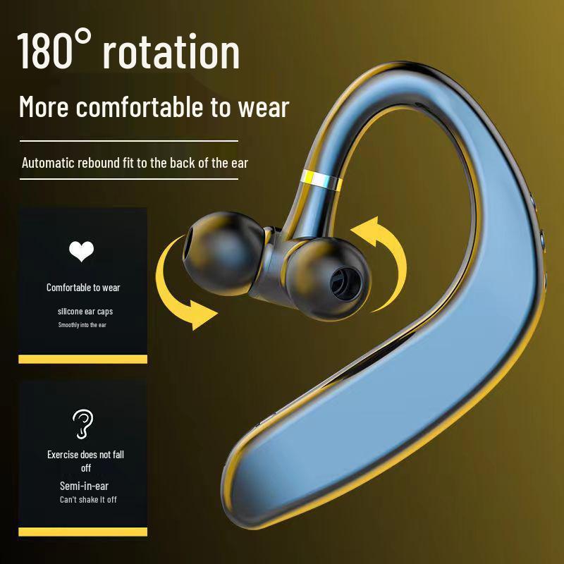 S109 True Wireless Bluetooth Earbuds: Ear-hook Design, HD Calls, Noise Cancelling, Long Battery Life