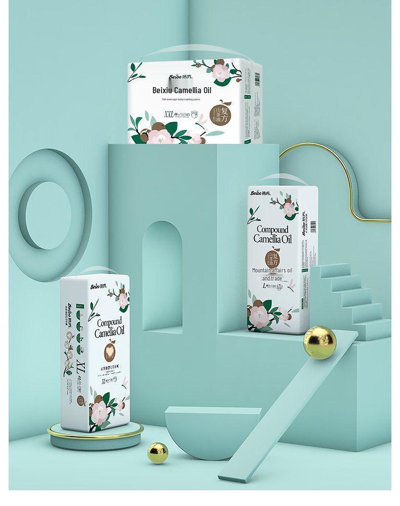 Aceite de Camelia de Alta Calidad Bei Xiu para Bebé con Antirojeces - Pañales Pull-Up