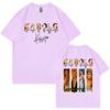 Singer Karol G Double Sided Graphic T Shirts High Streetr Fashion Trend Short Sleeve Tshirts Unisex Unisex Casual Cotton Tshirt