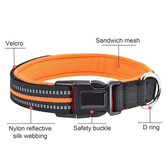 Dog Collar Breathable Adjustable Traction Tool Durable Pet Supplies for Outdoor