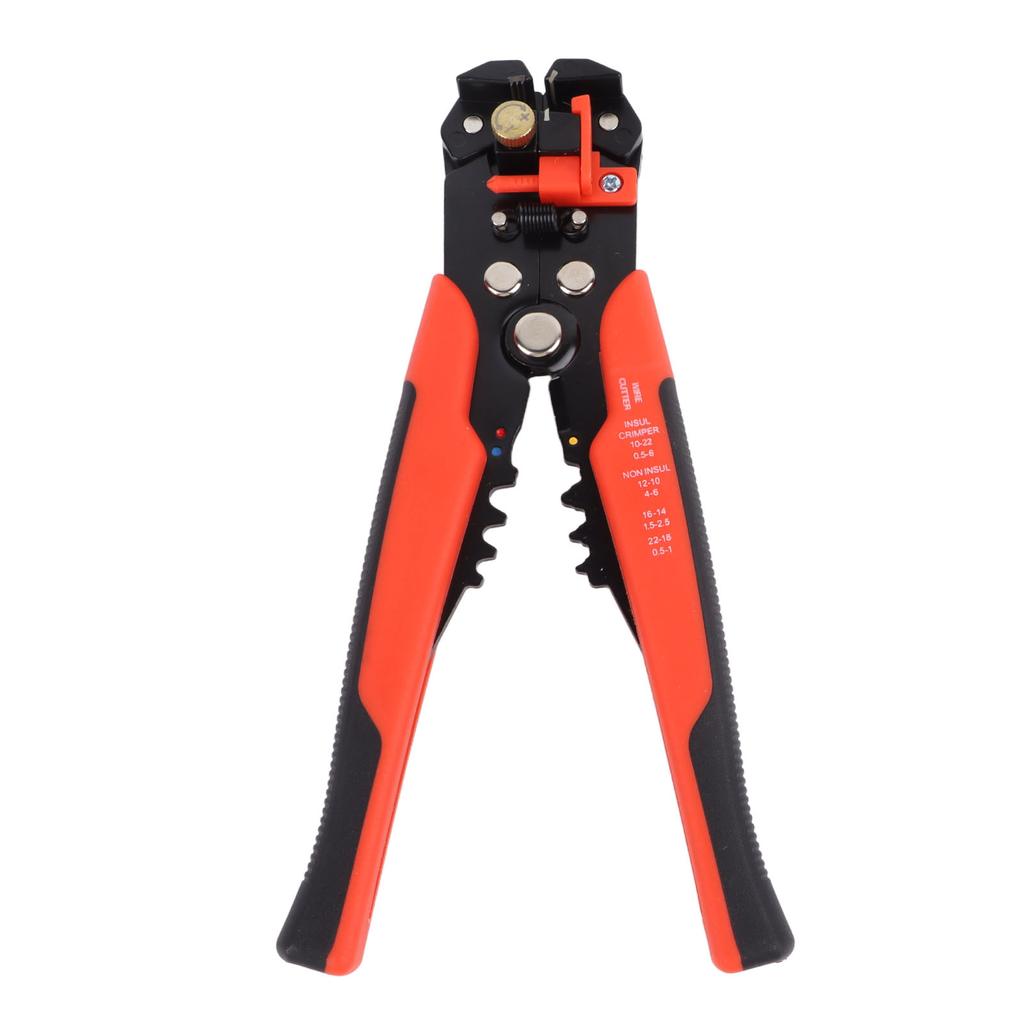 Red Automatic Wire Stripper Crimping Pliers HCS Cable Stripping Cutting Plier Disassembly Tool