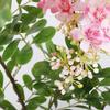 Fake Floral Artificial Pagoda Tree Flower Green Leaves Handmade Simulation Michelia Figo Real Touch Luxury Faux Flower Branch