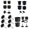 Outdoor Umbrella Base Bushing with Center Opening Support Sleeves and Direct Tightening Pieces for Stand Service