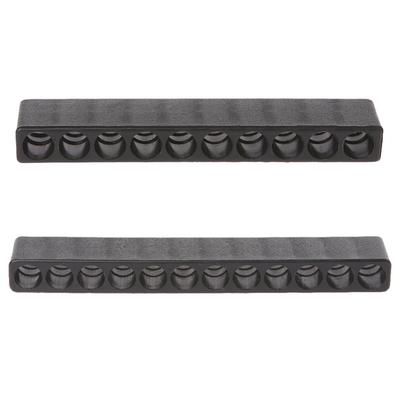 Practical Screwdriver Hole 12 Holes Hex Shank Bit Holder Plastic Storage Case Tool for Home Repair Shop