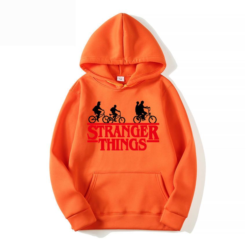 9-14 Years Kids Stranger Things Print Hoodies Long Sleeve Hooded Sweatshirt