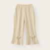 Gerippte Stretch-Hosen für Mädchen Elastischer Bund Lässige Hosen