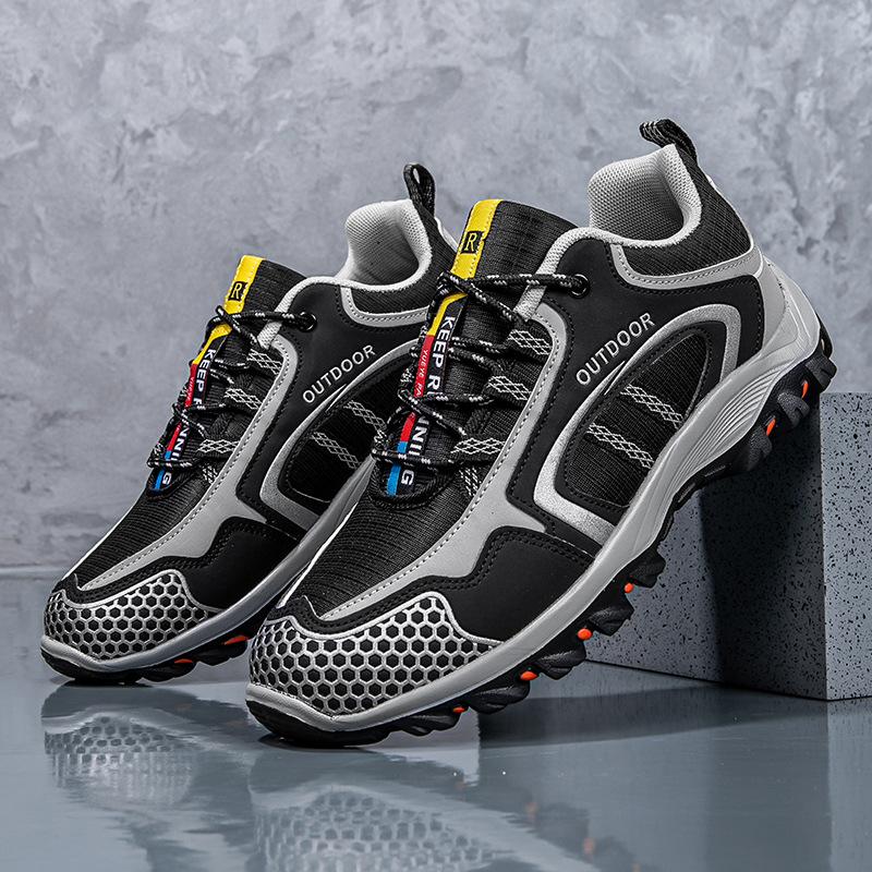 Neue Wanderschuhe Herren Übergröße atmungsaktiv rutschfest verschleißfest Outdoor Radschuhe Reise Camping Offroad Wanderschuhe