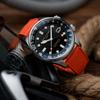 Bradner GMT Automatik Automatik 18 ATM Wasser Saphir Schwarz [SPINNAKER] Uhr, Aufzug, Beständig, Glas, Zifferblatt, SP-5121-66, Herren [Authentisch]
